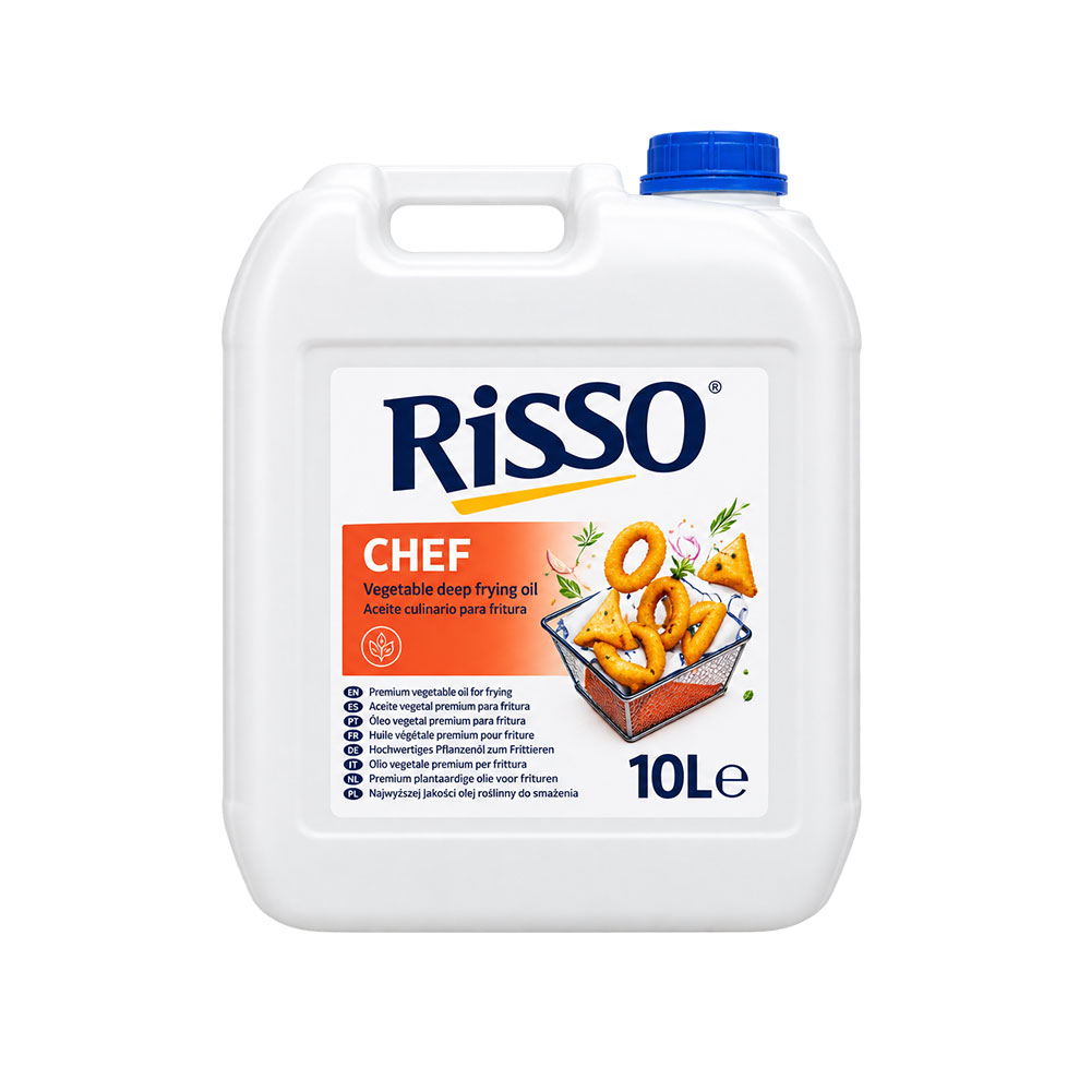 CHEF ACEITE ESP. FRITURA RISSO  GARRAFA. 10 L. Con ALTO OLEICO